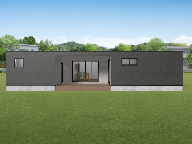 東諸県郡綾町「ビルトインガレージと中庭テラスのある家」